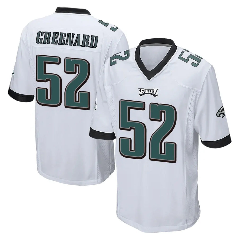 Friene P.Eagles #52 Jonathan Greenard Player White Home Game Stitched Jerseys