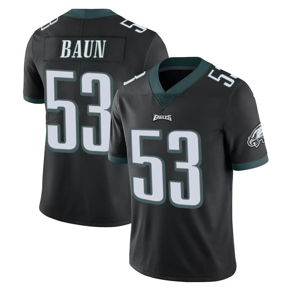Friene P.Eagles #53 Zack Baun Player Black Limited Vapor Untouchable Home Game Stitched Jerseys