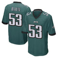 Friene P.Eagles #53 Zack Baun Player Team Color Green Home Game Stitched Jerseys