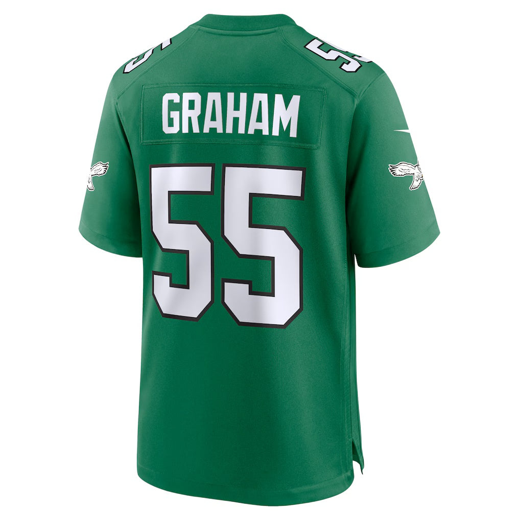 Friene P.Eagles #55 Brandon Graham Kelly Green Alternate Game Stitched Jerseys