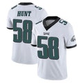 Friene P.Eagles #58 Jalyx Hunt Player White Limited Vapor Untouchable Home Game Stitched Jerseys