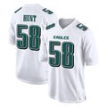 Friene P.Eagles #58 Jalyx Hunt Player White Tundra Fashion Home Game Stitched Jerseys