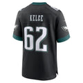 Friene P.Eagles #62 Jason Kelce Player Black Home Game Stitched Jerseys