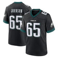 Friene P.Eagles #65 Lane Johnson Player Black Game Home Stitched Jerseys