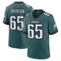 Friene P.Eagles #65 Lane Johnson Player Green Home Game Stitched Jerseys
