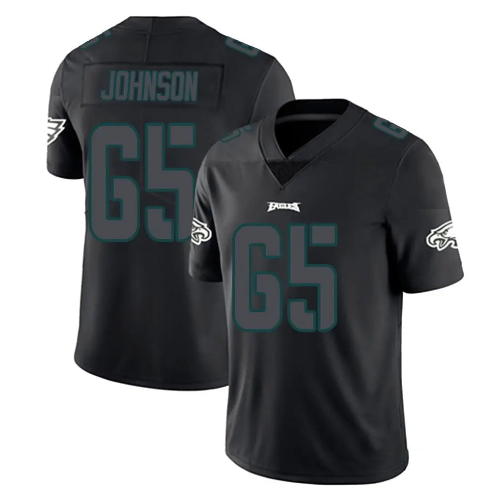 Friene P.Eagles #65 Lane Johnson Player Limited Black Impact Home Game Stitched Jerseys