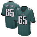 Friene P.Eagles #65 Lane Johnson Player Team Color Green Home Game Stitched Jerseys