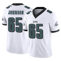 Friene P.Eagles #65 Lane Johnson Player White Limited Vapor F.U.S.E. Home Game Stitched Jerseys