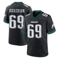 Friene P.Eagles #69 Landon Dickerson Player Black Game Home Stitched Jerseys
