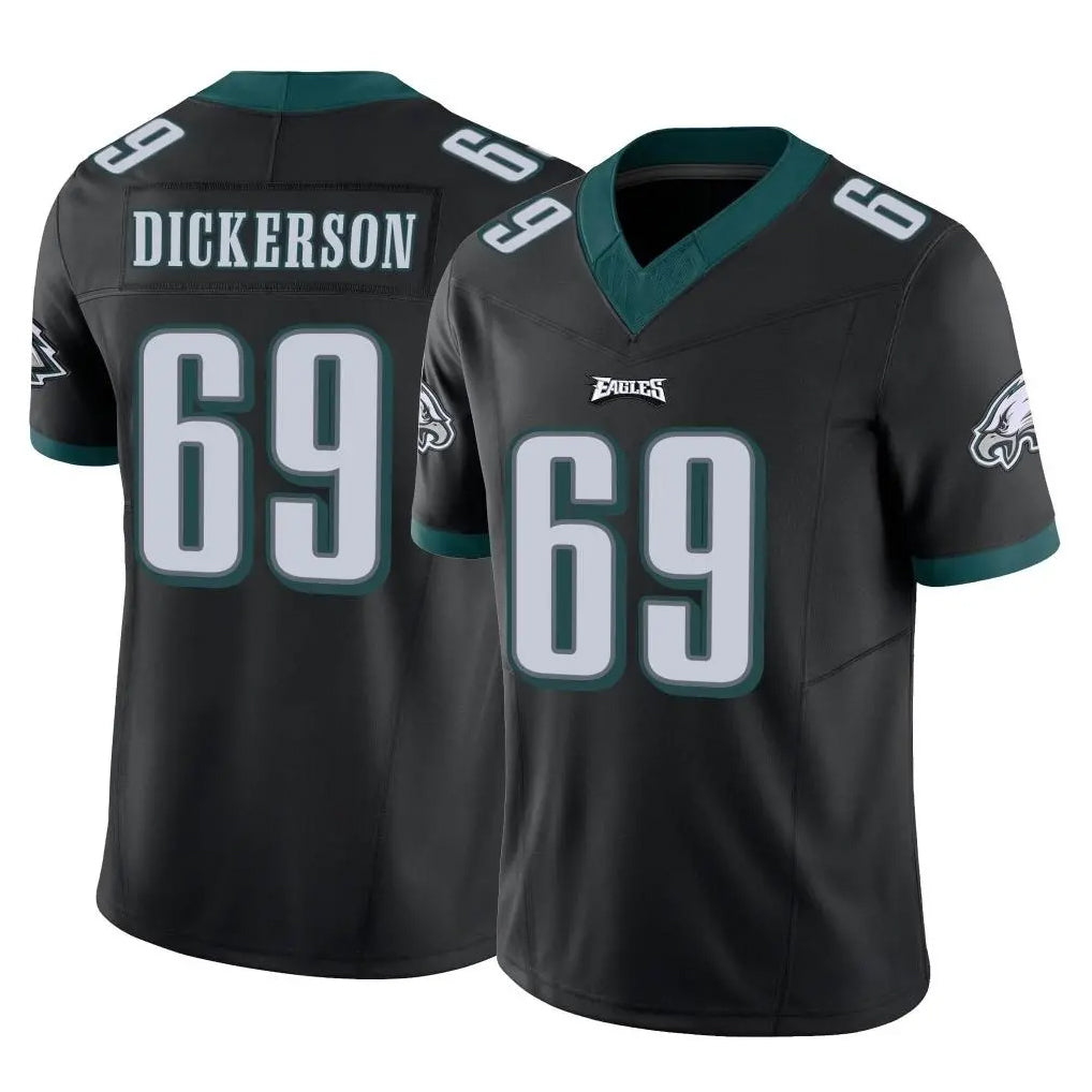 Friene P.Eagles #69 Landon Dickerson Player Black Limited Vapor F.U.S.E. Home Game Stitched Jerseys