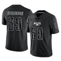 Friene P.Eagles #69 Landon Dickerson Player Black Reflective Limited Home Game Stitched Jerseys