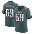 Friene P.Eagles #69 Landon Dickerson Player Green Home Game Stitched Jerseys