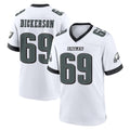 Friene P.Eagles #69 Landon Dickerson Player White Game Home Stitched Jerseys