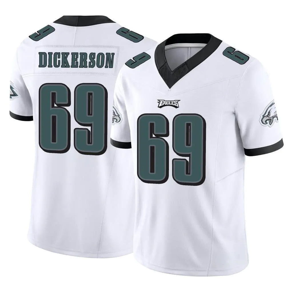 Friene P.Eagles #69 Landon Dickerson Player White Limited Vapor F.U.S.E. Home Game Stitched Jerseys