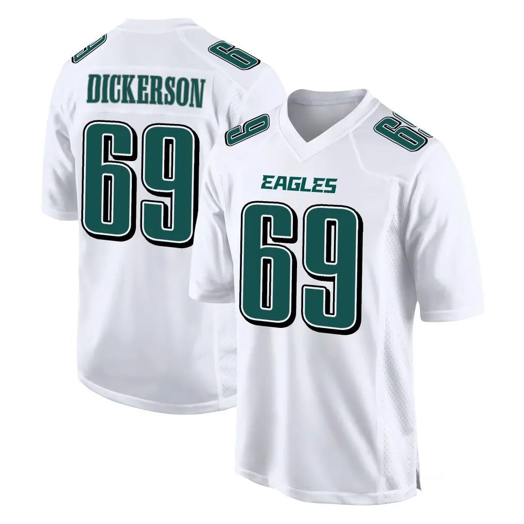 Friene P.Eagles #69 Landon Dickerson Player White Tundra Fashion Home Game Stitched Jerseys