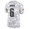Friene P.Eagles #6 DeVonta Smith Arctic Camo 2024 Salute to Service Limited Stitched Jerseys