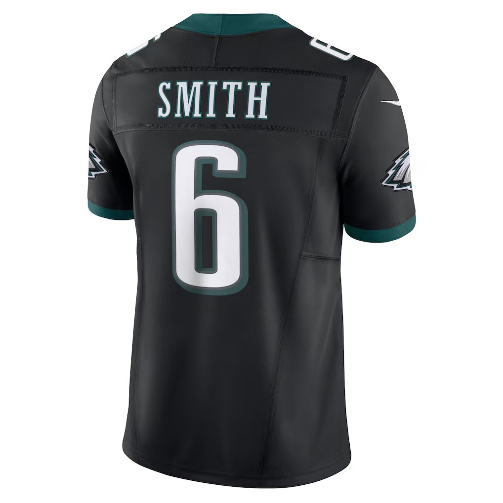 Friene P.Eagles #6 DeVonta Smith Black Alternate Vapor F.U.S.E. Limited Stitched Jerseys