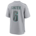 Friene P.Eagles #6 DeVonta Smith Gray Atmosphere Fashion Game Stitched Jerseys