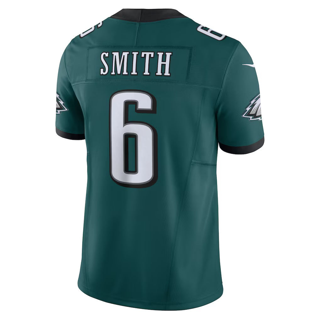 Friene P.Eagles #6 DeVonta Smith Green Vapor F.U.S.E. Limited Stitched Jerseys