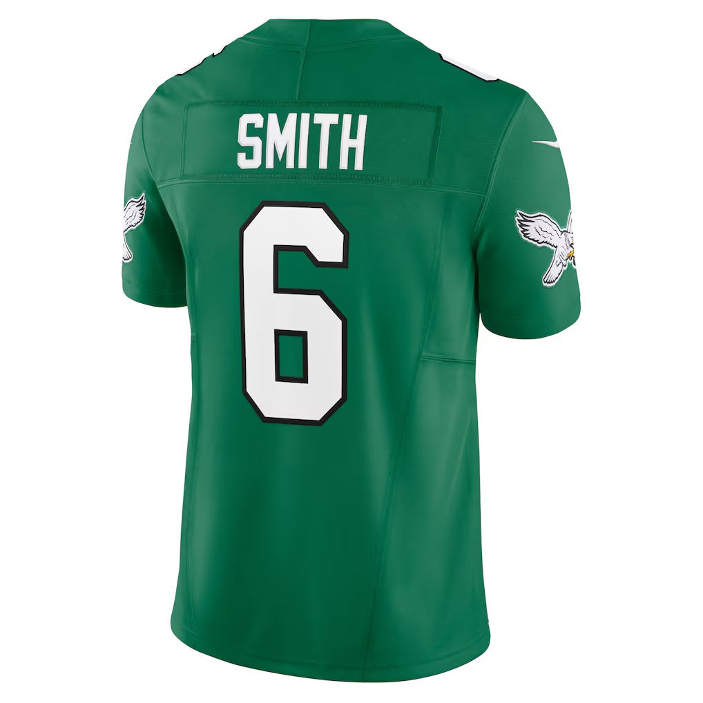Friene P.Eagles #6 DeVonta Smith Kelly Green Vapor F.U.S.E. Limited Stitched Jerseys