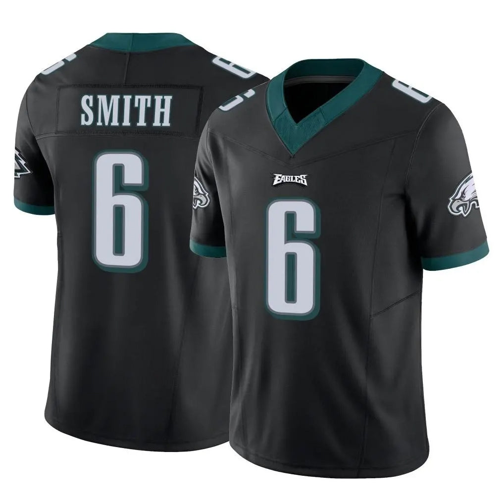 Friene P.Eagles #6 DeVonta Smith Player Black Limited Vapor F.U.S.E. Home Game Stitched Jerseys