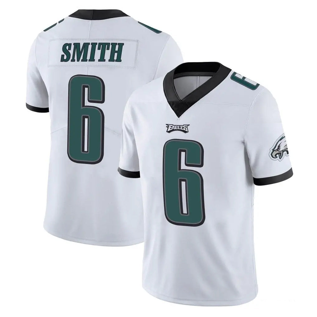 Friene P.Eagles #6 DeVonta Smith Player White Limited Vapor Untouchable Home Game Stitched Jerseys