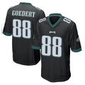 Friene P.Eagles #88 Dallas Goedert Player Black Home Game Stitched Jerseys