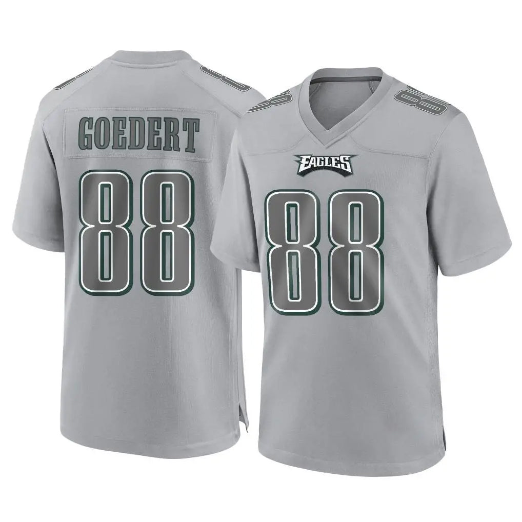 Friene P.Eagles #88 Dallas Goedert Player Gray Atmosphere Fashion Home Game Stitched Jerseys