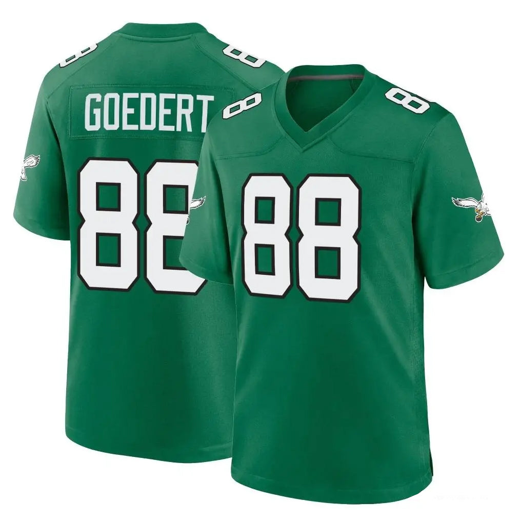 Friene P.Eagles #88 Dallas Goedert Player Green Kelly Alternate Home Game Stitched Jerseys