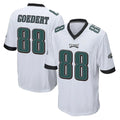 Friene P.Eagles #88 Dallas Goedert Player White Home Game Stitched Jerseys