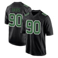 Friene P.Eagles #90 Jordan Davis Player Carbon Green Fashion Home Game Stitched Jerseys