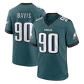 Friene P.Eagles #90 Jordan Davis Player Green Home Game Stitched Jerseys