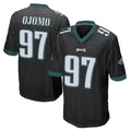 Friene P.Eagles #97 Moro Ojomo Player Black Home Game Stitched Jerseys