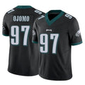 FrieneP.Eagles #97 Moro Ojomo Player Black Limited Vapor F.U.S.E. Home Game Stitched Jerseys