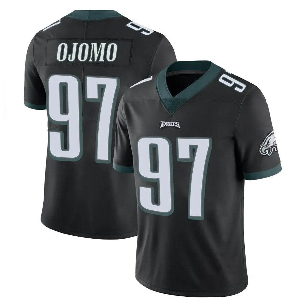 Friene P.Eagles #97 Moro Ojomo Player Black Limited Vapor Untouchable Home Game Stitched Jerseys