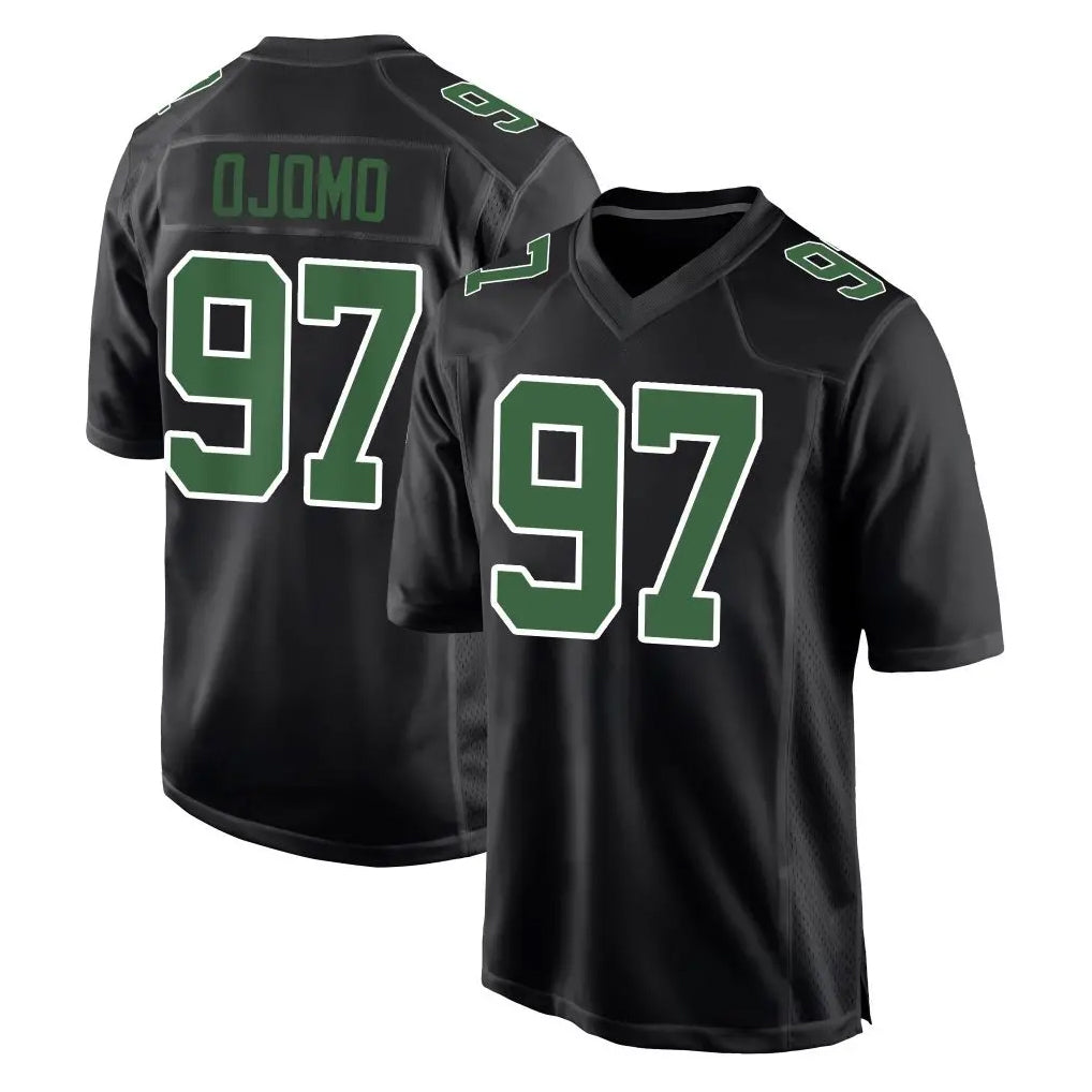 Friene P.Eagles #97 Moro Ojomo Player Carbon Green Fashion Home Game Stitched Jerseys