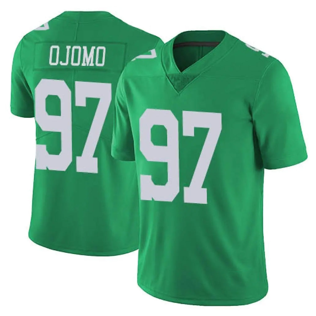 Friene P.Eagles #97 Moro Ojomo Player Green Limited Vapor Untouchable Home Game Stitched Jerseys