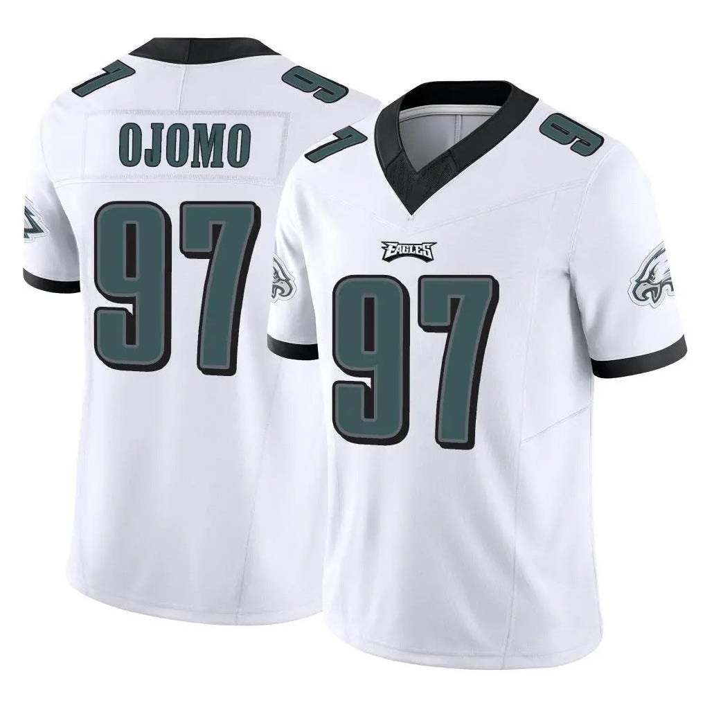 Friene P.Eagles #97 Moro Ojomo Player White Limited Vapor F.U.S.E. Home Game Stitched Jerseys