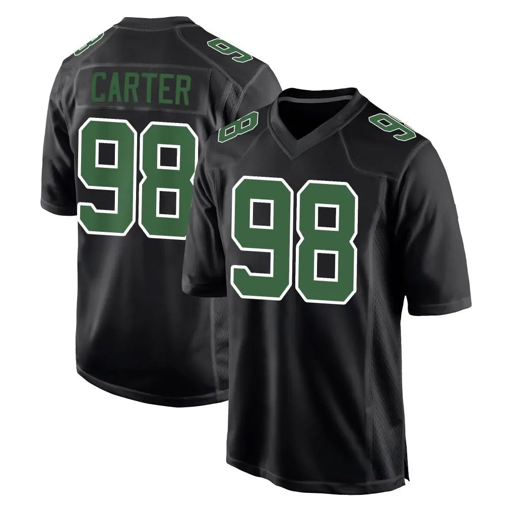 Friene P.Eagles #98 Jalen Carter Player Carbon Green Fashion Home Game Stitched Jerseys