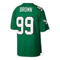 Friene P.Eagles #99 Jerome Brown Mitchell & Ness Kelly Green Big & Tall 1990 Retired Player Replica Puhic Stitched Jerseys