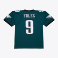 Friene P.Eagles #9 Nick Foles Mitchell & Ness Midnight Green Legacy Replica Puhic Game Stitched Jerseys