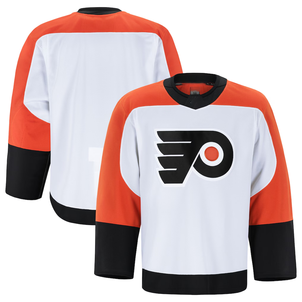Friene P.Flyers White Away Authentic Pro Jerseys