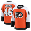 Friene P.Flyers #46 Trevor Zegras Orange Home Breakaway Jerseys