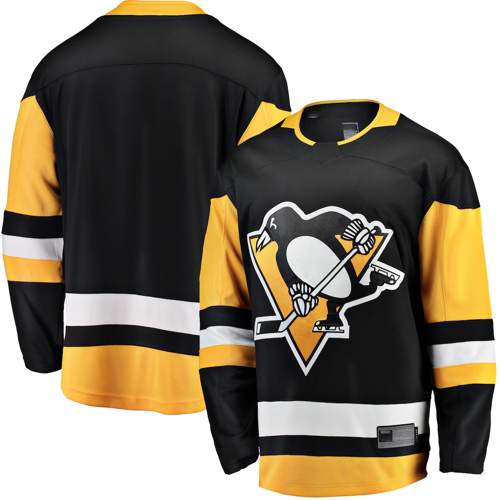 Friene P.Penguins Black Breakaway Home Jerseys