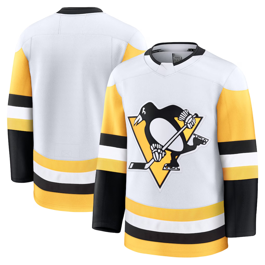 Friene P.Penguins White Away Premium Jerseys