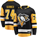Friene P.Penguins #74 Stuart Skinner Black Home Breakaway Jerseys