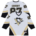 Friene P.Penguins #87 Sidney Crosby Mitchell & Ness White 2005 Power Play Jerseys