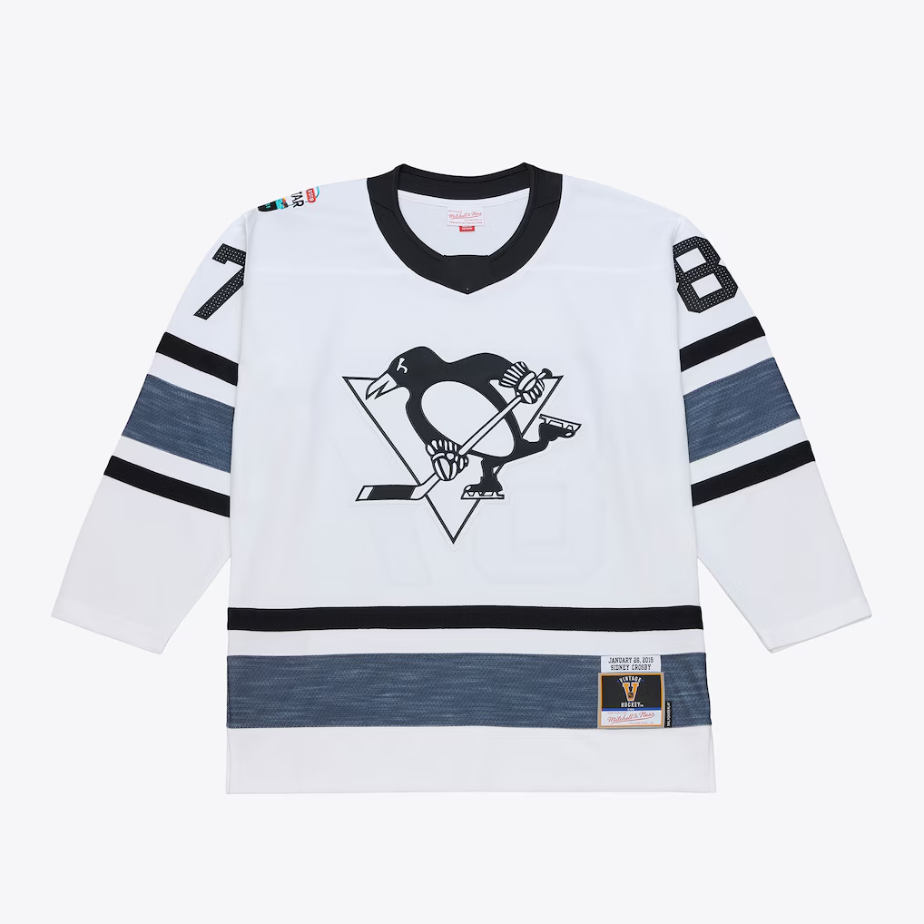 Friene P.Penguins #87 Sidney Crosby Mitchell & Ness White 2019 All-Star Game Power Play Jerseys