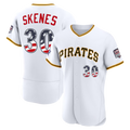 Friene P.Phillies #30 Paul Skenes White 2026 All-Star Edition Stars & Stripes Stadium Jerseys-1