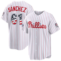 Friene P.Phillies #61 Cristopher S¨¢nchez White 2026 All-Star Edition Stars & Stripes Stadium Jerseys